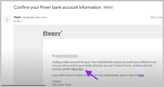 link fiverr to payoneer