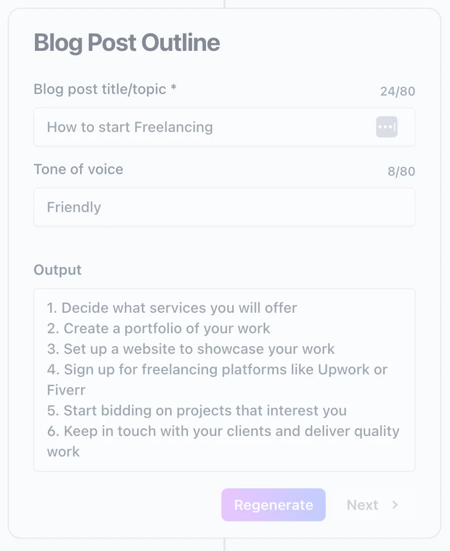 Jasper blogpost workflow step 2