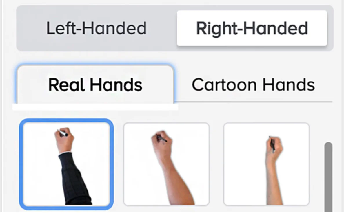 VideoScribe Hands Collection