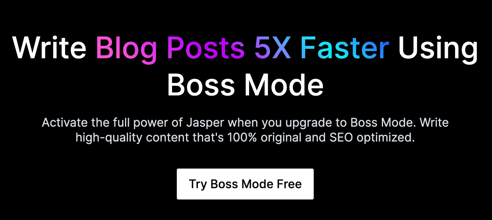 jasper boss mode